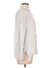 Vince. Gray Long Sleeve Silk Top Size L - photo 4