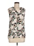 Crescent 100% Polyester Ivory Sleeveless Blouse Size M - photo 1