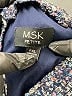 MSK 100% Polyester Floral Blue Cocktail Dress Size XL (petite) - photo 7