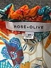 Rose + Olive 100% Polyester Orange Short Sleeve Blouse Size 2X - photo 7