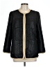 J.Crew Solid Black Gold Jacket Size 12 - photo 1