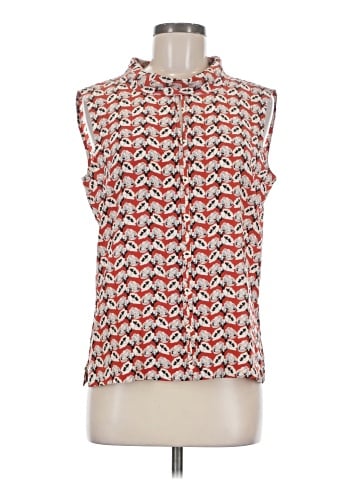 Tory Burch Sleeveless Silk Top (view 1)