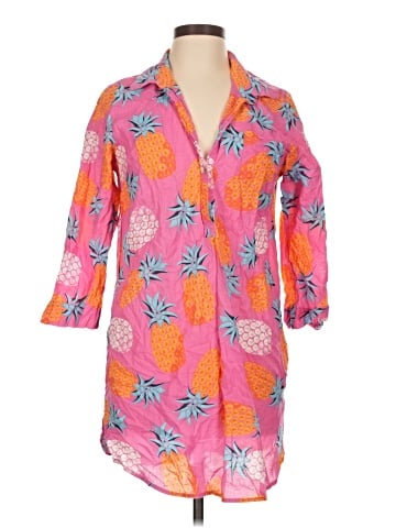 Mud Pie 3/4 Sleeve Button-Down Shirt (view 1)
