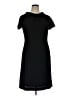 Donna Morgan 100% Polyester Solid Black Casual Dress Size 14 - photo 1