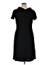Donna Morgan 100% Polyester Solid Black Casual Dress Size 14 - photo 2