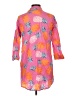 Mud Pie 100% Cotton Pink 3/4 Sleeve Button-Down Shirt Size L - photo 2