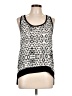 Eight Sixty 100% Polyester Black Sleeveless Blouse Size L - photo 1