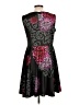 Aller Simplement Graphic Black Cocktail Dress Size Lg - XL - photo 2