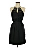Express 100% Polyester Solid Black Cocktail Dress Size M - photo 1