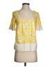 Armani Exchange Yellow Short Sleeve Blouse Size 2 - photo 1