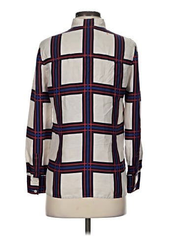 Tory Burch Long Sleeve Silk Top (view 2)