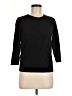 August Silk Black Pullover Sweater Size M - photo 1