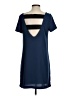 Love Notes 100% Polyester Solid Blue Casual Dress Size S - photo 2