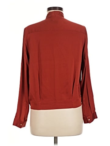 Diane von Furstenberg Long Sleeve Silk Top (view 2)