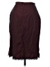 Central Falls Solid Burgundy Formal Skirt Size 4 - photo 2
