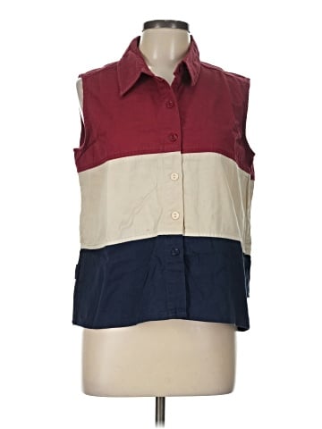 Christopher & Banks Sleeveless Button-Down Shirt (view 1)