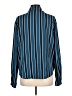 Wild Fable Stripes Blue Long Sleeve Button-Down Shirt Size L - photo 2