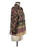 Emma James Paisley Gold 3/4 Sleeve Button-Down Shirt Size 8 - photo 4