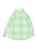 Cat & Jack 100% Cotton Checkered-gingham Green Long Sleeve Button-Down Shirt Size 2T - photo 2