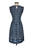Max Studio Paisley Blue Casual Dress Size XS - photo 2