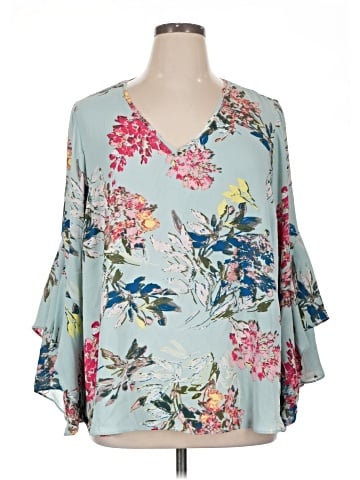 RACHEL Rachel Roy 3/4 Sleeve Blouse (view 1)