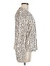 Sanctuary Animal Print Silver Blazer Size M - photo 4