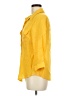 A. Byer Yellow 3/4 Sleeve Button-Down Shirt Size M - photo 5