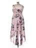 City Chic 100% Polyester Floral Pink Cocktail Dress Size 22 Plus (XL) - photo 2