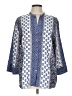 Boden Blue Long Sleeve Blouse Size 10 - photo 1