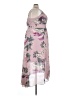 City Chic 100% Polyester Floral Pink Cocktail Dress Size 22 Plus (XL) - photo 4