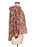 Umgee 100% Polyester Floral Red Long Sleeve Blouse Size L - photo 4