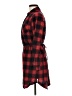 Merona Plaid Red Casual Dress Size M - photo 5