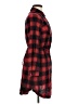 Merona Plaid Red Casual Dress Size M - photo 4