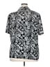 Notations 100% Polyester Paisley Silver Short Sleeve Blouse Size 3X - photo 2