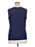 North Style Blue Sleeveless T-Shirt Size 1X - photo 2