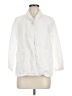 Eileen Fisher 100% Linen Solid White Blazer Size M (petite) - photo 1