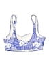 Old Navy Floral Blue Swimsuit Top Size L - photo 2