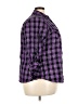 Cato Plaid Purple 3/4 Sleeve Button-Down Shirt Size 26-28W - photo 4