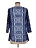 One World Blue 3/4 Sleeve Blouse Size M - photo 2