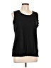 misook Black Sleeveless T-Shirt Size L - photo 1