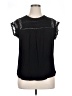 Daniel Rainn 100% Rayon Black Short Sleeve Blouse Size XL (estimated) - photo 1