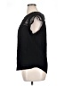 Daniel Rainn 100% Rayon Black Short Sleeve Blouse Size XL (estimated) - photo 5