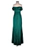REVELRY 100% Polyester Teal Cocktail Dress Size 0 - photo 2
