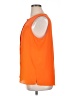 T Tahari 100% Polyester Orange Sleeveless Blouse Size XL - photo 5