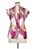 f.c 100% Polyester Pink Short Sleeve Blouse Size XL (estimated) - photo 2