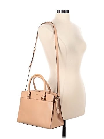 DKNY Leather Satchel (view 2)