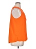 T Tahari 100% Polyester Orange Sleeveless Blouse Size XL - photo 4