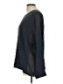 Vince. 100% Silk Black Long Sleeve Silk Top Size L - photo 5