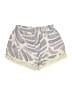 DSG 100% Polyester Animal Print Gray Shorts Size 16 - photo 1