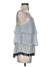 Greylin 100% Polyester Blue Sleeveless Top Size S - photo 4